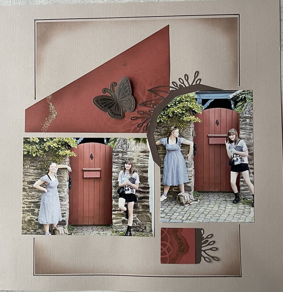 Back to scrap - ich bin zurück am Basteltisch layout tür